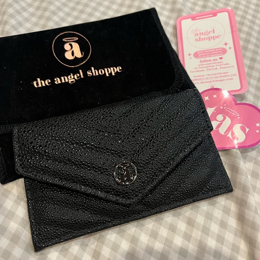 Small Black Wallet by Angel Shoppe
